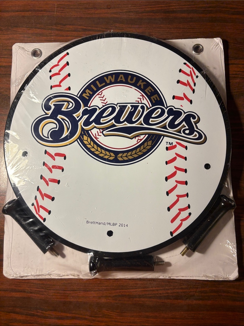 Milwaukee Brewers MLB Baseball Coat Hanger Wall Decor